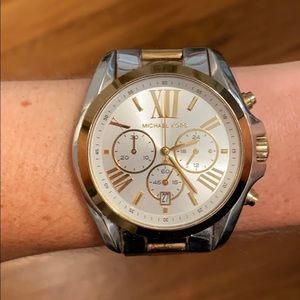 Gold and Silver Michael Kors Watch